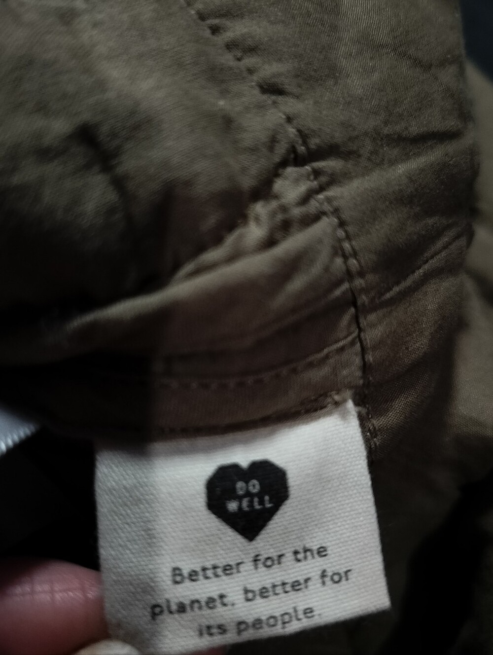 Madewell 100% Cotton Button Down Quilted Jacket in Olive Green - XXS (Small) - Picture 8 of 10